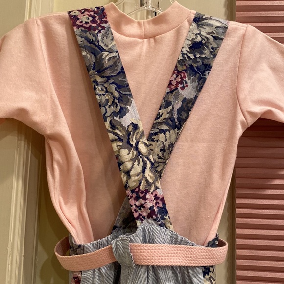 Cotton Denim Jumper with Split Skirt Bottom - Picture 5 of 5